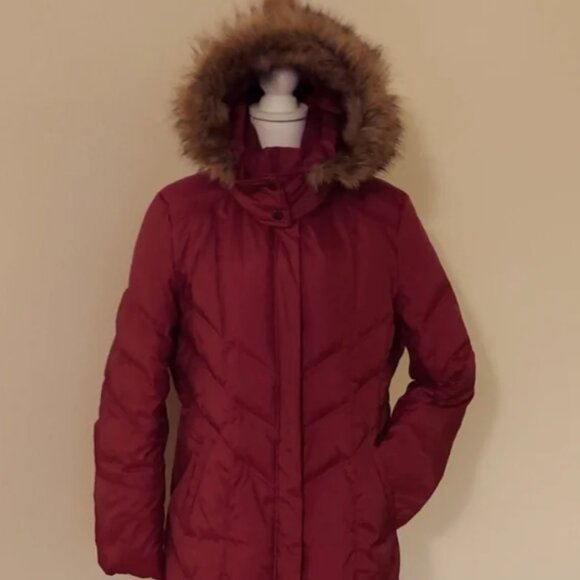 MARC NEW YORK Andrew Marc  maroon/dark red woman's coat. SizeXL Warm, rainproof - Picture 4 of 9